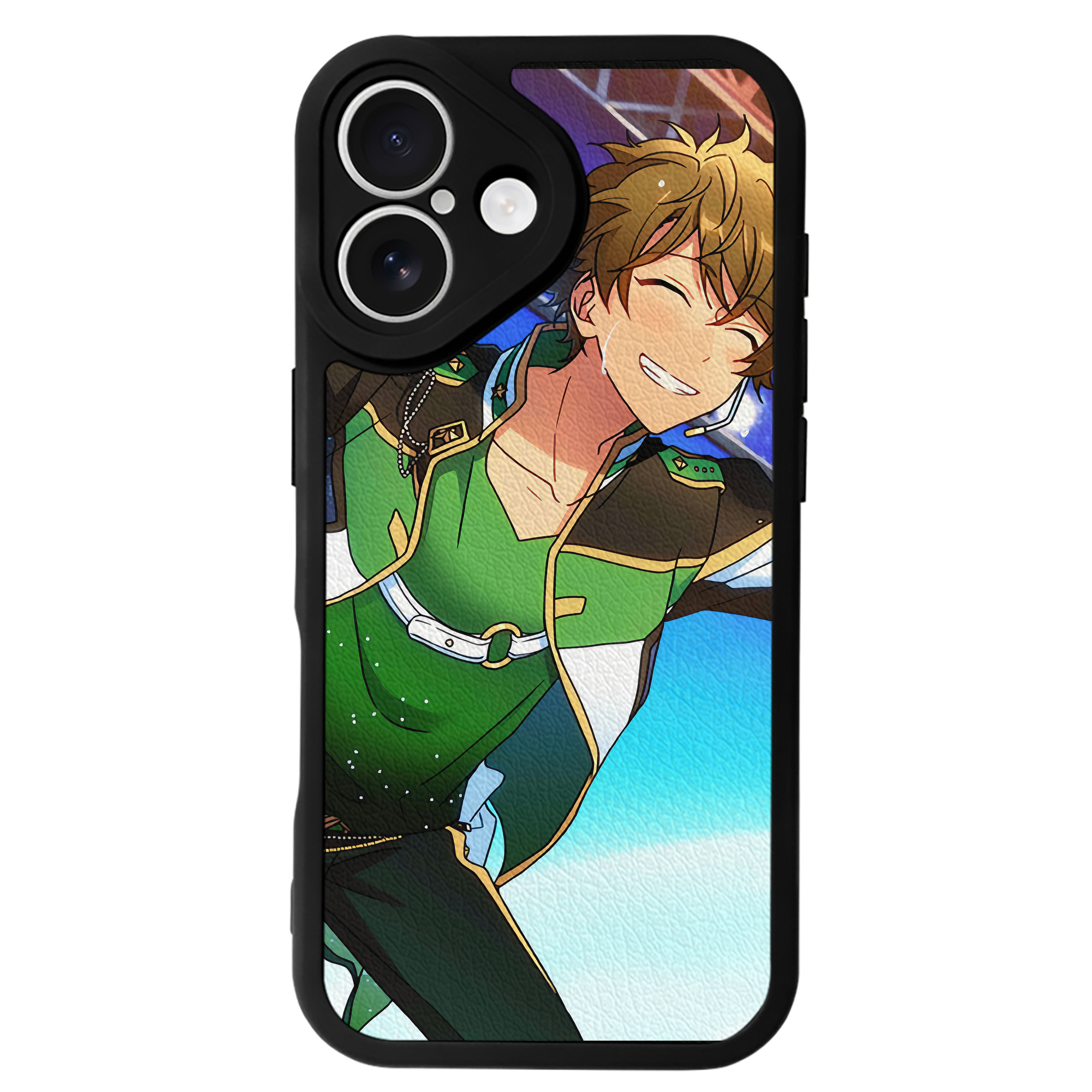 （画像用） あんさんぶるスターズ! Ensemble Stars 【iPhone 16シリーズ対応】シリコンスマホケース（レザー調） 材質：シリコン